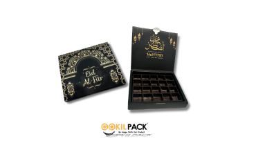 box coklat idul fitri design pabrik custom packaging
